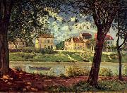 Alfred Sisley Seine bei Saint Mammes painting